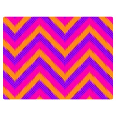 Chevron Two Sides Premium Plush Fleece Blanket (extra Small) by Ket1n9