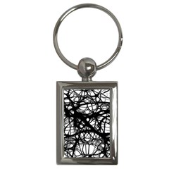 Neurons-brain-cells-brain-structure Key Chain (rectangle) by Ket1n9