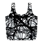 Neurons-brain-cells-brain-structure Full Print Recycle Bag (L) Front