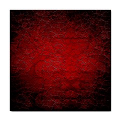 Red-grunge-texture-black-gradient Tile Coaster