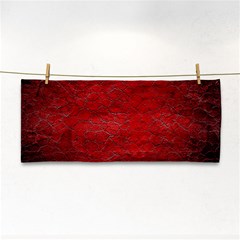 Red-grunge-texture-black-gradient Hand Towel