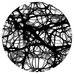 Neurons-brain-cells-brain-structure Round Trivet by Ket1n9