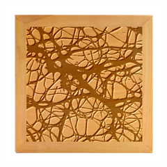 Neurons-brain-cells-brain-structure Wood Photo Frame Cube by Ket1n9