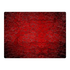 Red-grunge-texture-black-gradient Two Sides Premium Plush Fleece Blanket (mini) by Ket1n9