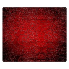 Red-grunge-texture-black-gradient Two Sides Premium Plush Fleece Blanket (small) by Ket1n9