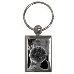 Space-universe-earth-rocket Key Chain (rectangle) by Ket1n9