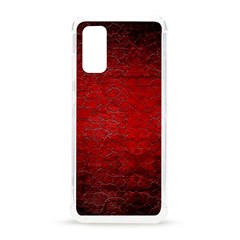 Red-grunge-texture-black-gradient Samsung Galaxy S20 6 2 Inch Tpu Uv Case by Ket1n9