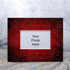 Red-grunge-texture-black-gradient White Tabletop Photo Frame 4 x6  by Ket1n9