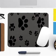 Dog-foodprint Paw Prints Seamless Background And Pattern Large Mousepad by Ket1n9