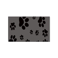 Dog-foodprint Paw Prints Seamless Background And Pattern Sticker Rectangular (10 Pack) by Ket1n9