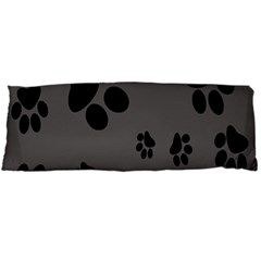 Dog-foodprint Paw Prints Seamless Background And Pattern Body Pillow Case (dakimakura) by Ket1n9