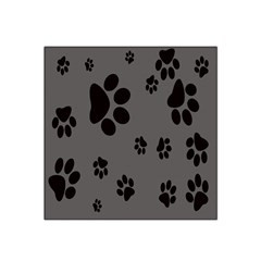 Dog-foodprint Paw Prints Seamless Background And Pattern Satin Bandana Scarf 22  X 22  by Ket1n9