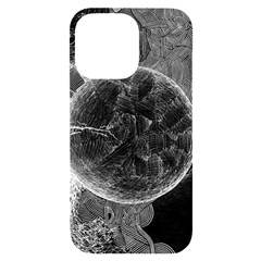 Space-universe-earth-rocket Iphone 14 Pro Max Black Uv Print Case by Ket1n9