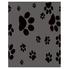 Dog-foodprint Paw Prints Seamless Background And Pattern Drawstring Bag (small) by Ket1n9