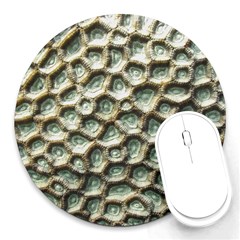 Ocean Pattern Round Mousepad