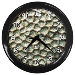 Ocean Pattern Wall Clock (black)