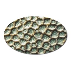 Ocean Pattern Oval Magnet by Ket1n9