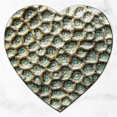 Ocean Pattern Jigsaw Puzzle (heart)