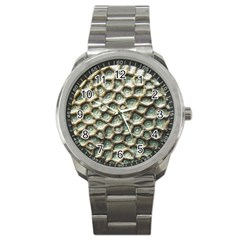 Ocean Pattern Sport Metal Watch