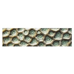 Ocean Pattern Oblong Satin Scarf (16  X 60 ) by Ket1n9