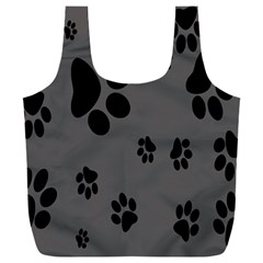 Dog-foodprint Paw Prints Seamless Background And Pattern Full Print Recycle Bag (xxxl) by Ket1n9