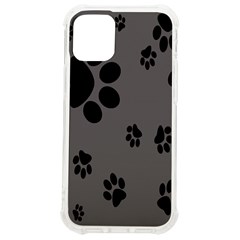 Dog-foodprint Paw Prints Seamless Background And Pattern Iphone 12 Mini Tpu Uv Print Case	 by Ket1n9