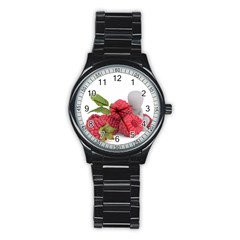 Fruit-healthy-vitamin-vegan Stainless Steel Round Watch by Ket1n9