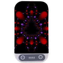 Fractal Red Violet Symmetric Spheres On Black Sterilizers by Ket1n9