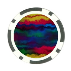 Watercolour-color-background Poker Chip Card Guard by Ket1n9