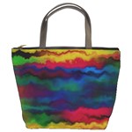 Watercolour-color-background Bucket Bag Front