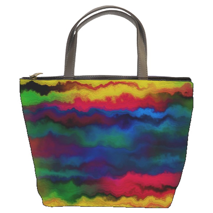 Watercolour-color-background Bucket Bag