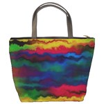 Watercolour-color-background Bucket Bag Back