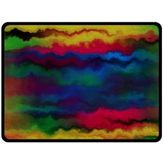 Watercolour-color-background Fleece Blanket (large) by Ket1n9