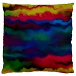 Watercolour-color-background Standard Premium Plush Fleece Cushion Case (Two Sides) Back