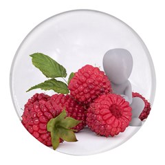 Fruit-healthy-vitamin-vegan Round Glass Fridge Magnet (4 Pack) by Ket1n9