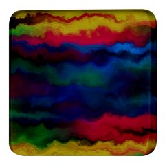 Watercolour-color-background Square Glass Fridge Magnet (4 Pack) by Ket1n9