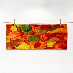 Leaves Texture Hand Towel by Ket1n9