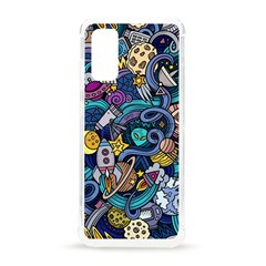 Cartoon-hand-drawn-doodles-on-the-subject-of-space-style-theme-seamless-pattern-vector-background Samsung Galaxy S20 6 2 Inch Tpu Uv Case by Ket1n9