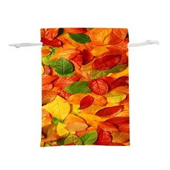 Leaves Texture Lightweight Drawstring Pouch (l) by Ket1n9