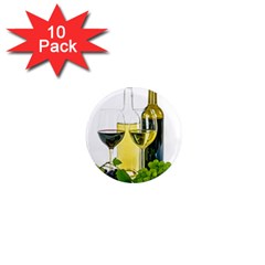 White-wine-red-wine-the-bottle 1  Mini Magnet (10 Pack)  by Ket1n9