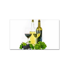 White-wine-red-wine-the-bottle Sticker (rectangular) by Ket1n9