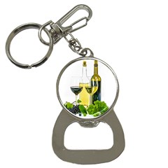 White-wine-red-wine-the-bottle Bottle Opener Key Chain by Ket1n9