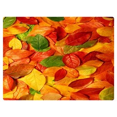 Leaves Texture Premium Plush Fleece Blanket (extra Small) by Ket1n9