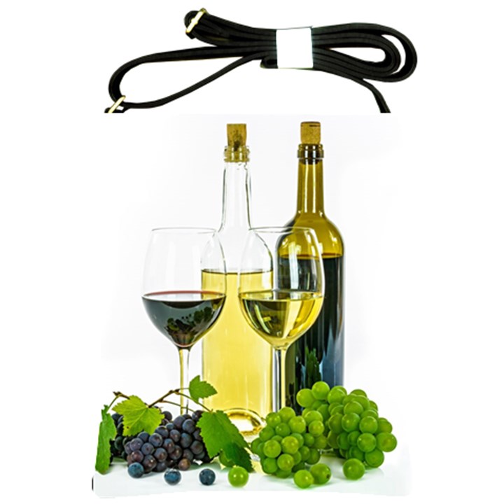 White-wine-red-wine-the-bottle Shoulder Sling Bag