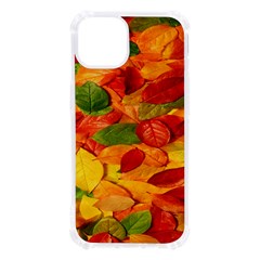 Leaves Texture Iphone 13 Tpu Uv Print Case by Ket1n9