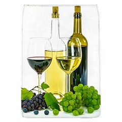 White-wine-red-wine-the-bottle Removable Flap Cover (l) by Ket1n9