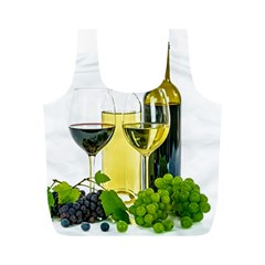 White-wine-red-wine-the-bottle Full Print Recycle Bag (m) by Ket1n9