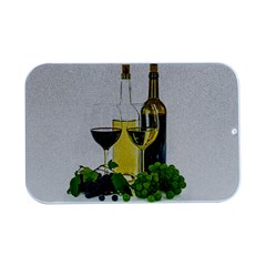 White-wine-red-wine-the-bottle Open Lid Metal Box (silver)   by Ket1n9