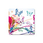 Butterfly Vector Art Square Magnet Front