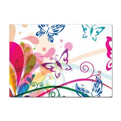 Butterfly Vector Art Sticker A4 (100 Pack) by Ket1n9